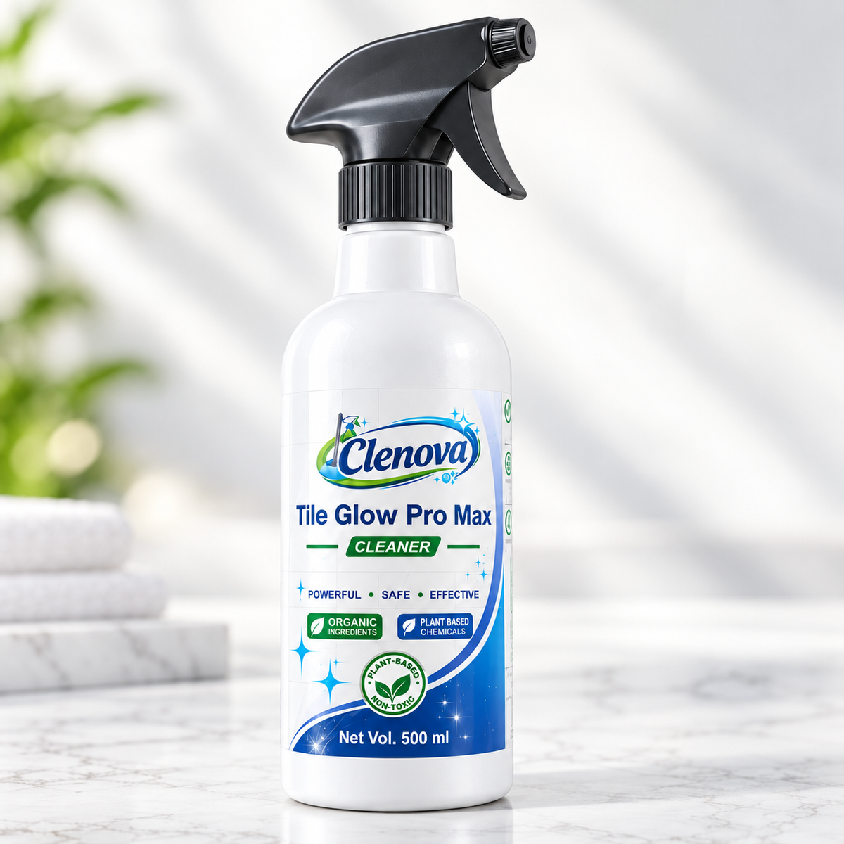 Clenova Tile Glow Pro Max Tile Cleaner Spray